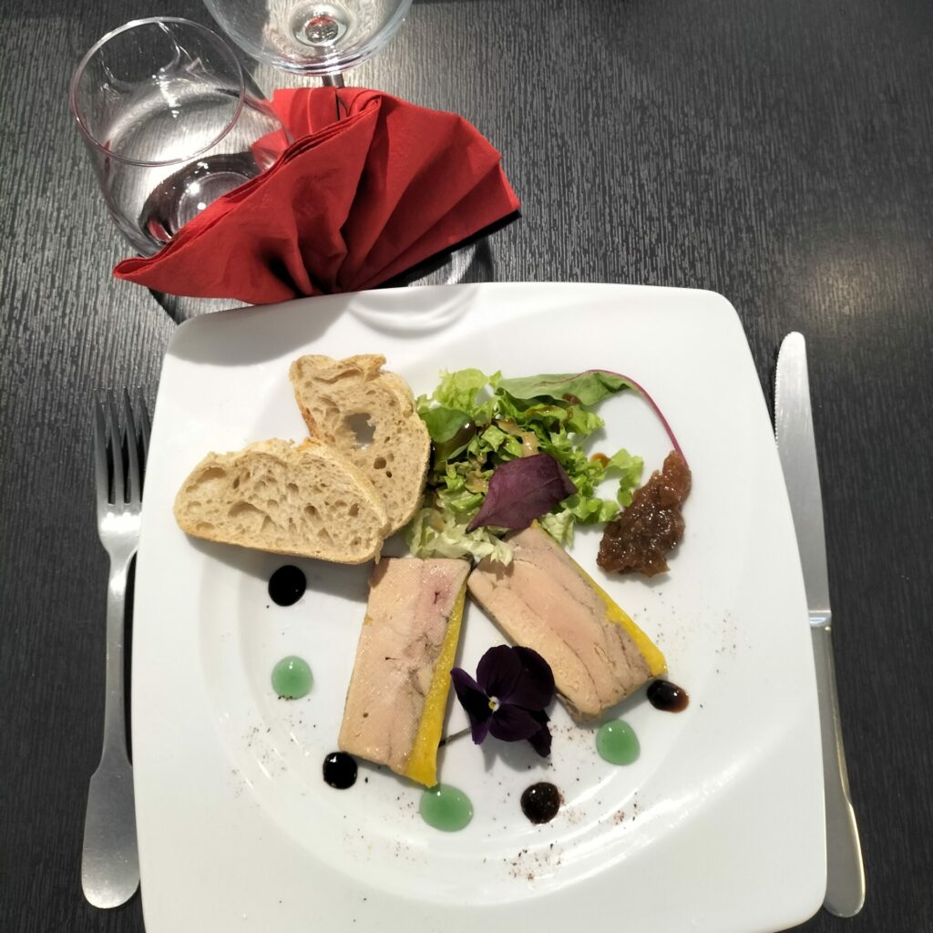 Le chef David vous propose sa terrine de foie gras