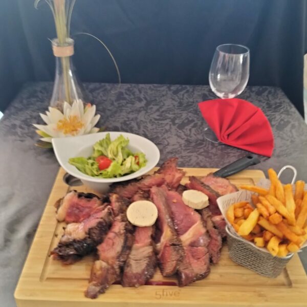 Le chef David vous propose sa côte de bœuf